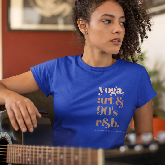 "Yoga, Art, & 90's R&B" Unisex t-shirt