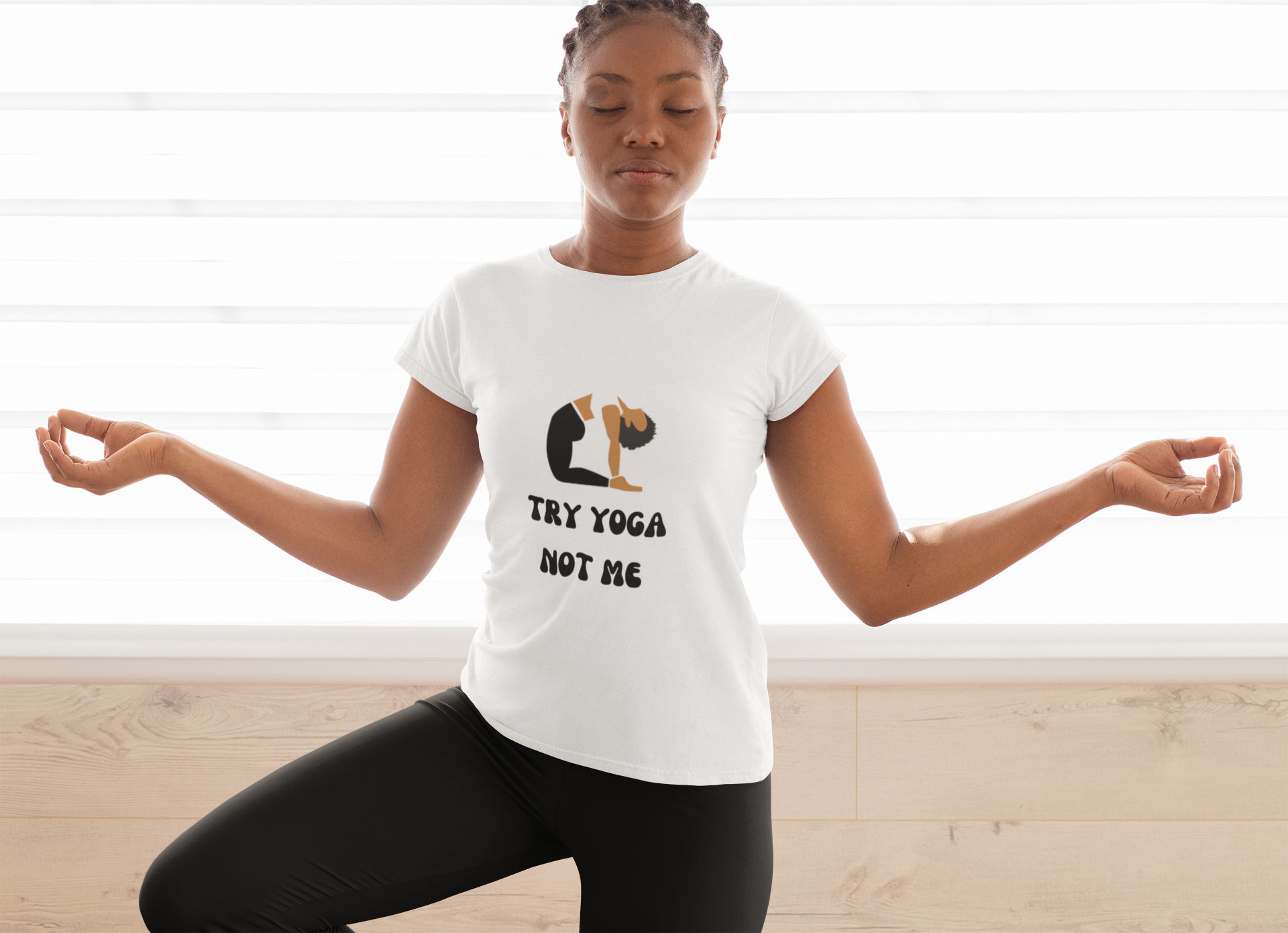 T-Shirt Ladies Modern Yoga - On and On